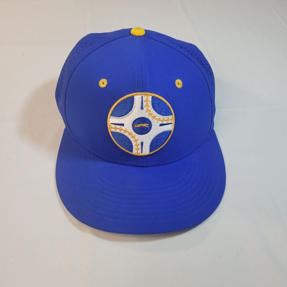 Nike Tru Dri Fit L XL AeroBill Classic99 Hat Men Blue Polyester Golf Perforated